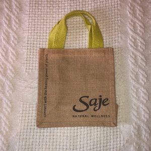 Saje Burlap Bag